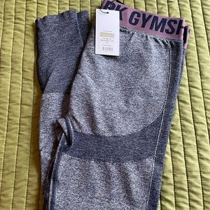 Gymshark Flex leggings in navy/purple marl XL